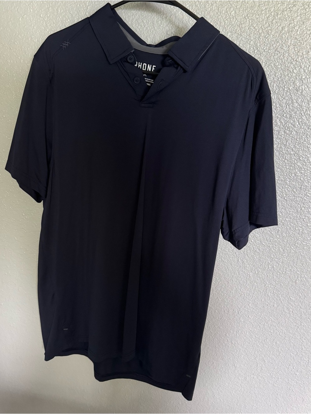 RHONE Men's Navy Performance Polo